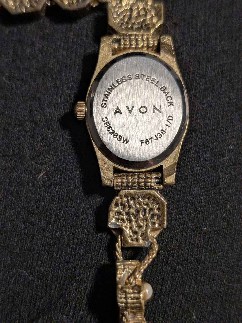 Vintage Avon Gold-Tone Women's Charm Watch